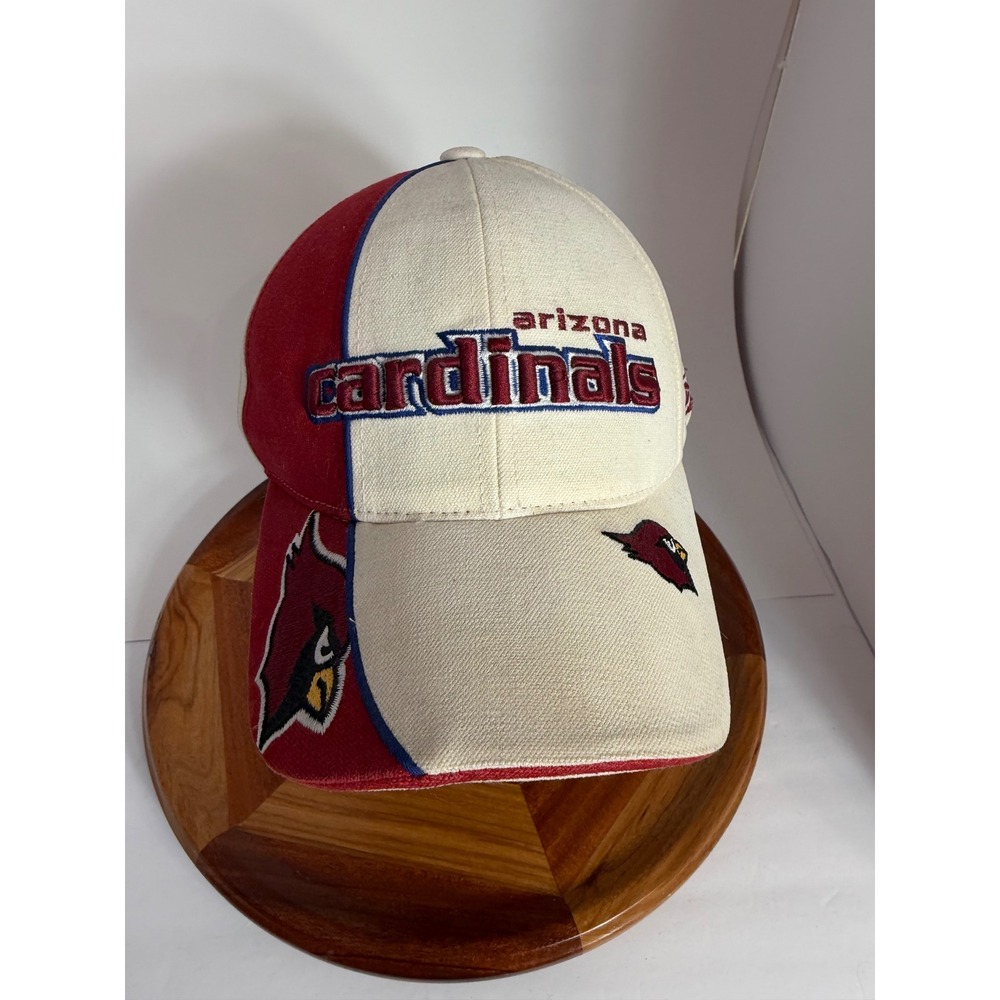 Reebok NFL Pro Line Arizona Cardinals Hat Cream Red Adjustable Vintage Cap